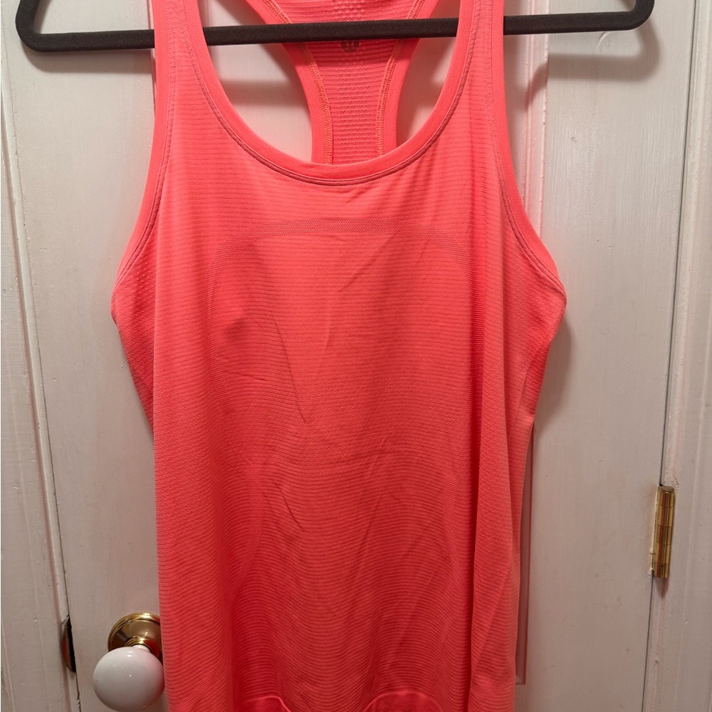 Lululemon Athletica Coral Swiftly Tech Tank Top